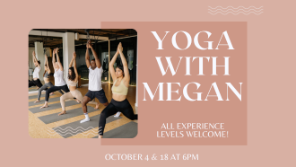yoga with megan october 4 at 6pm