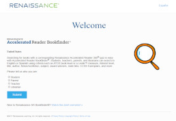 Accelerated Reader Bookfinder screenshot
