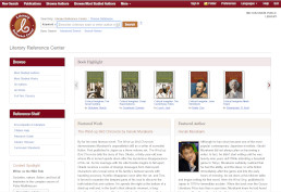 Literary Reference Center screenshot