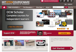MIT OpenCourseWare screenshot
