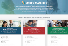 Merck Manuals screenshot