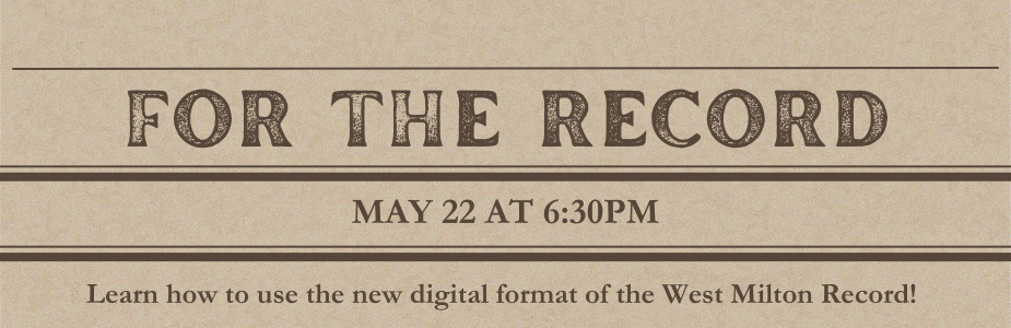 for the record may 22 at 6:30pm
